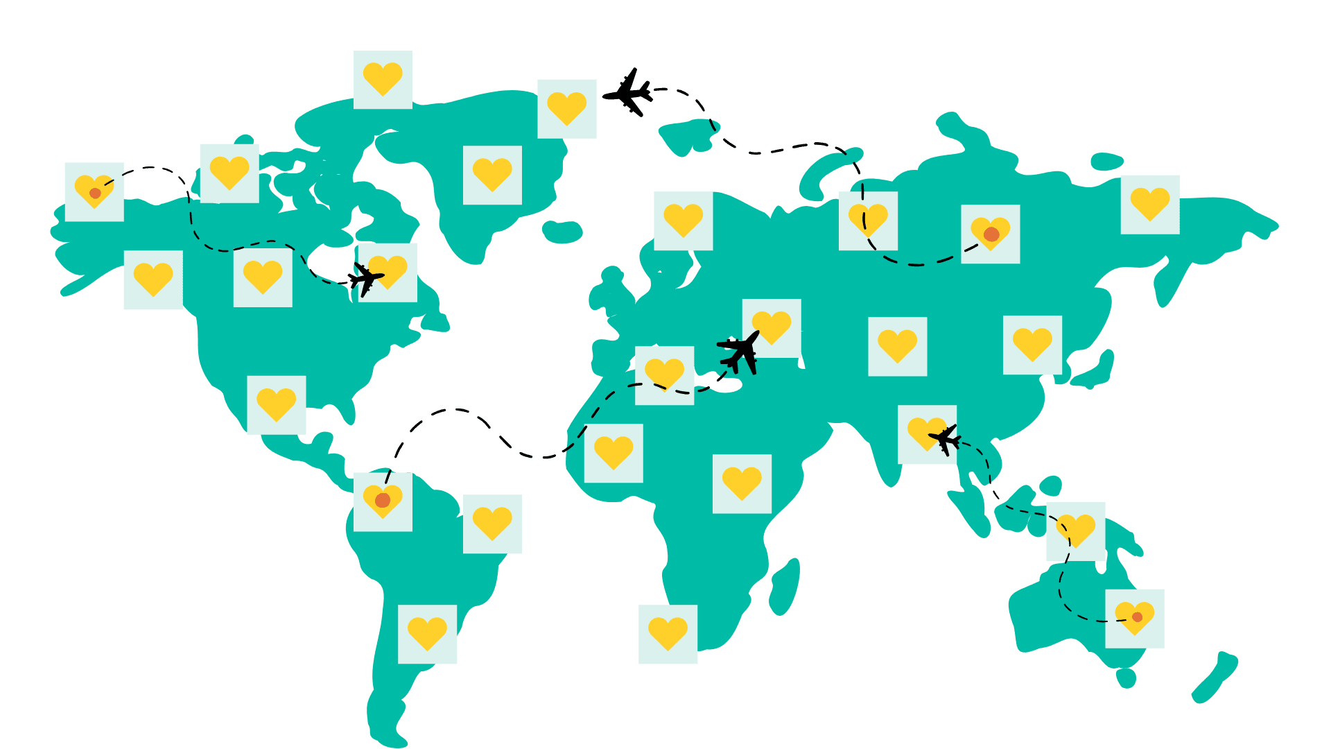 See where your friends are traveling